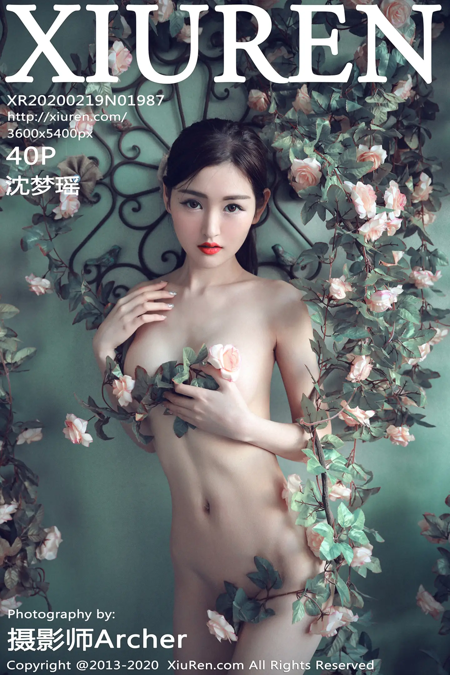 [XiuRen秀人网]No.1987_嫩模沈梦瑶花精灵主题大尺度全裸秀诱人胴体火辣诱惑写真40P-秀人网 - XiuRen.Pro